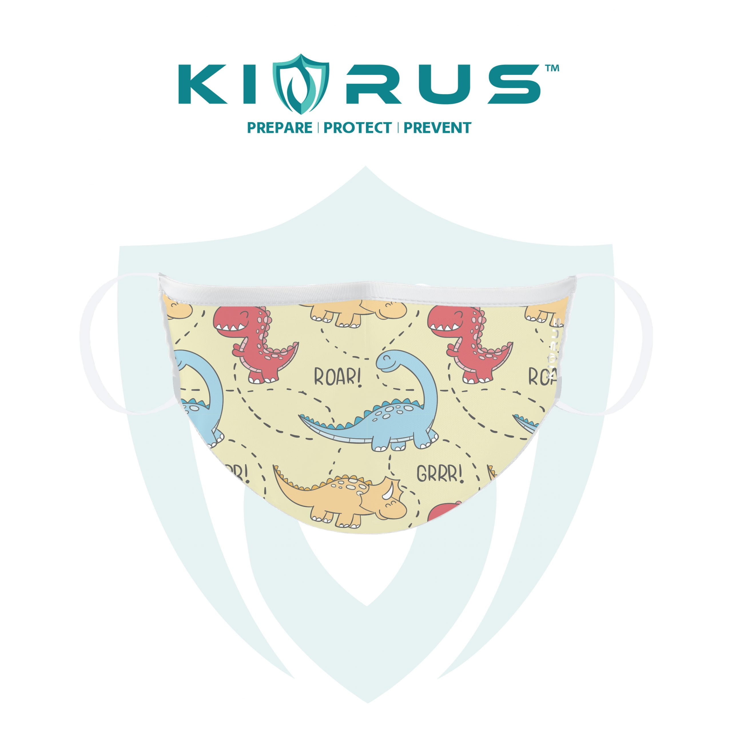 a4a4ad84f9f98a7eadaa463e3eb7753f-1.jpeg KIVRUS Premium Kids Face Mask | Rexy Roar - Image 1