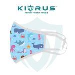 KIVRUS Premium Kids Face Mask | Marine Aqua - Image 3