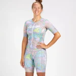 ZOOT WOMENS LTD TRI AERO JERSEY - LIVE ALOHA - Image 4