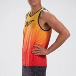 MEN'S CUSTOM RUN SINGLET - KONA ICE - Image 5