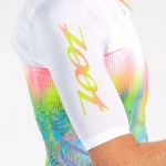WOMEN LTD CYCLE AERO JERSEY - LIVE ALOHA - Image 8