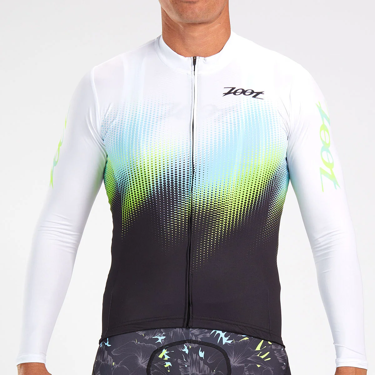 ZOOT MEN'S LTD CYCLE SUN STOP LS JERSEY - LIVE ALOHA