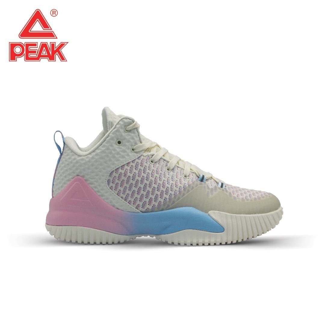 PEAK Men's Basketball Match Shoes - Off White