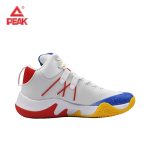 PEAK Men's Basketball Shoes - White Blue - Image 5