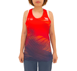 PRESSIO WOMEN’S ELITE SINGLET (KLSCM) – RED