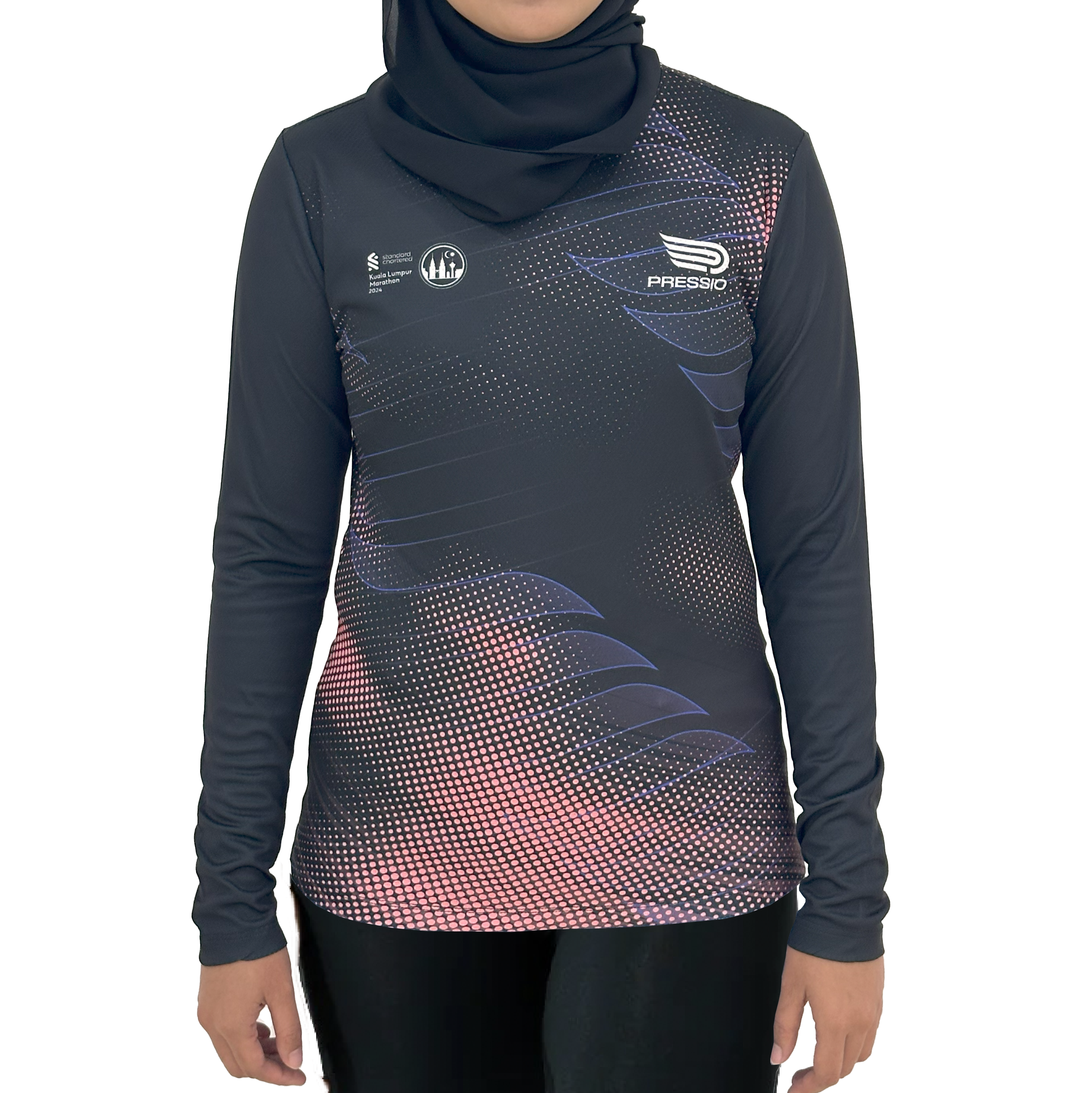 PRESSIO WOMEN’S PERFORM LONG SLEEVE (KLSCM) – BLACK