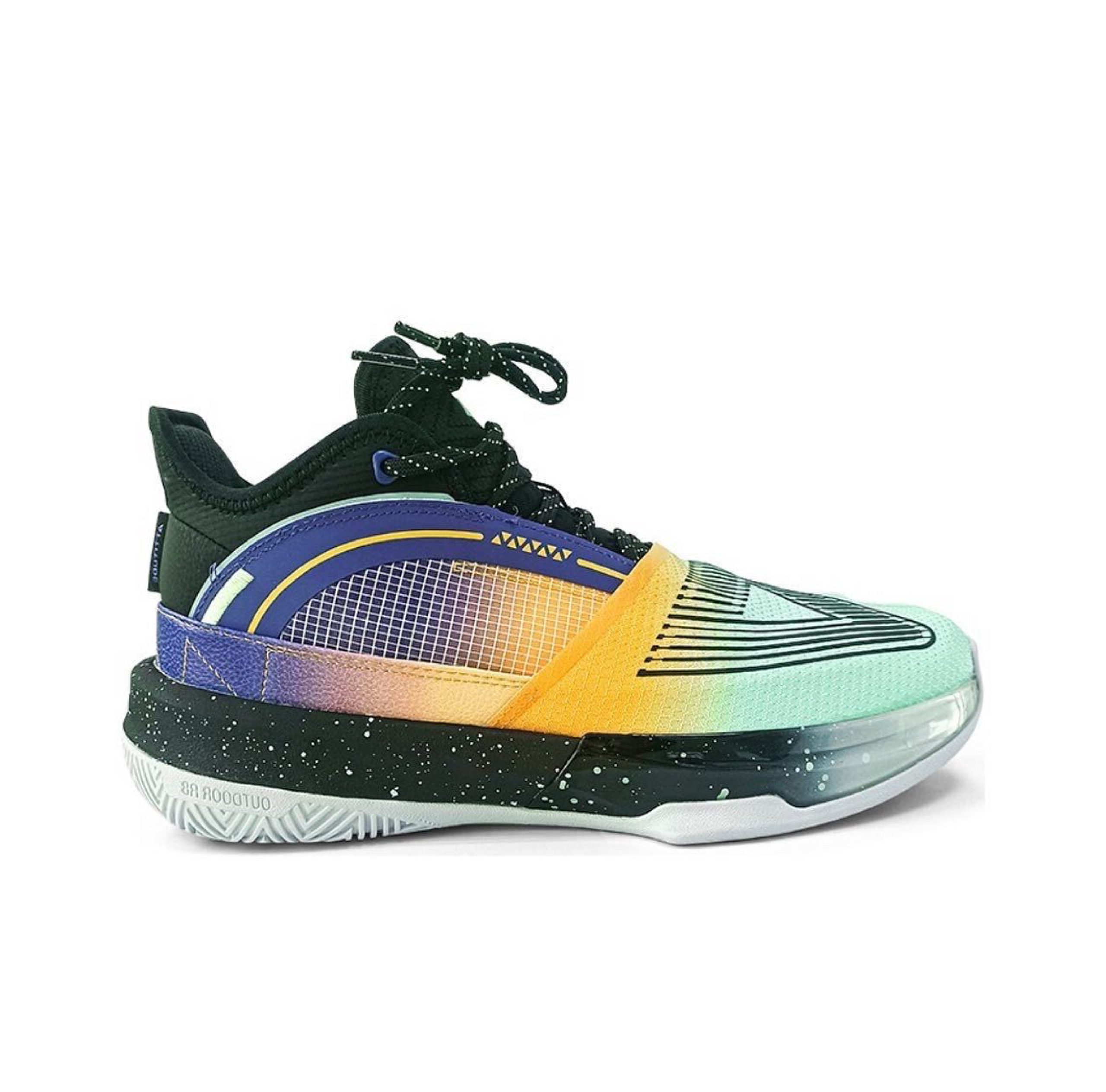 Peak Andrew Wiggins Triangle Men’s High Basketball Shoes – Lt. Green Black