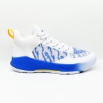 Peak Men’s Basketball Match Shoes – White Blue