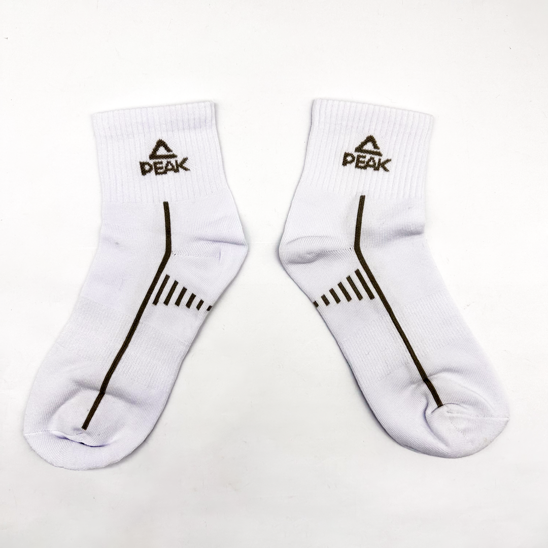Peak Sports Socks – White