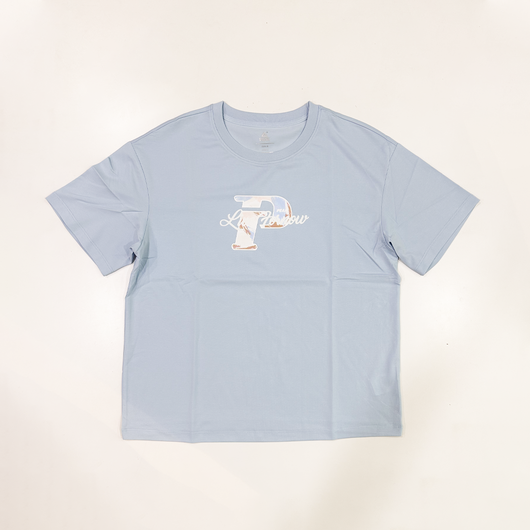 Peak Men’s Round Neck – Emerald Blue